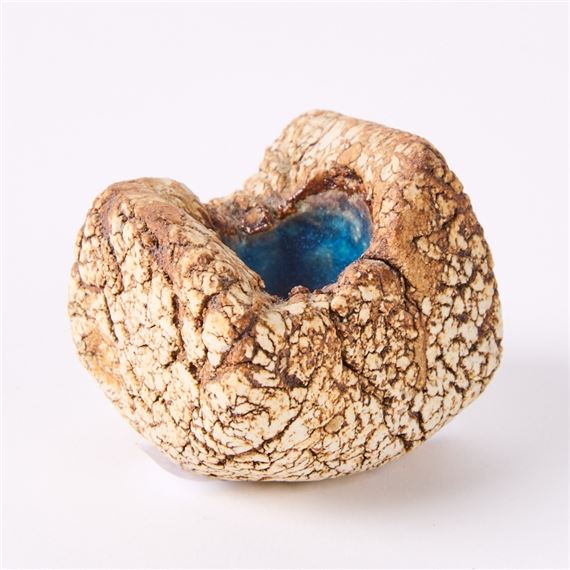 Len Castle | A Small Len Castle Pottery Form With Initials | MutualArt