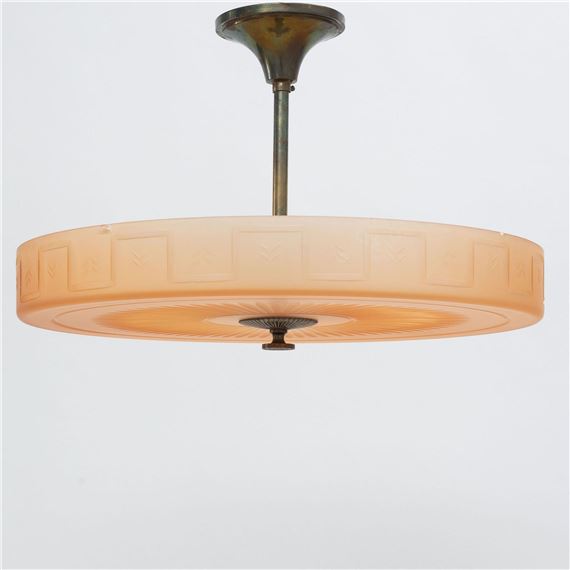 a ceiling lamp model "6650", Arvid Böhlmarks Lampfabrik, 1930s by Harald Notini, 1930s