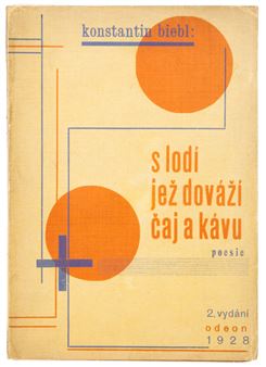 S LODÍ JEŽ DOVÁŽÍ ČAJ A KÁVU - Karel Teige