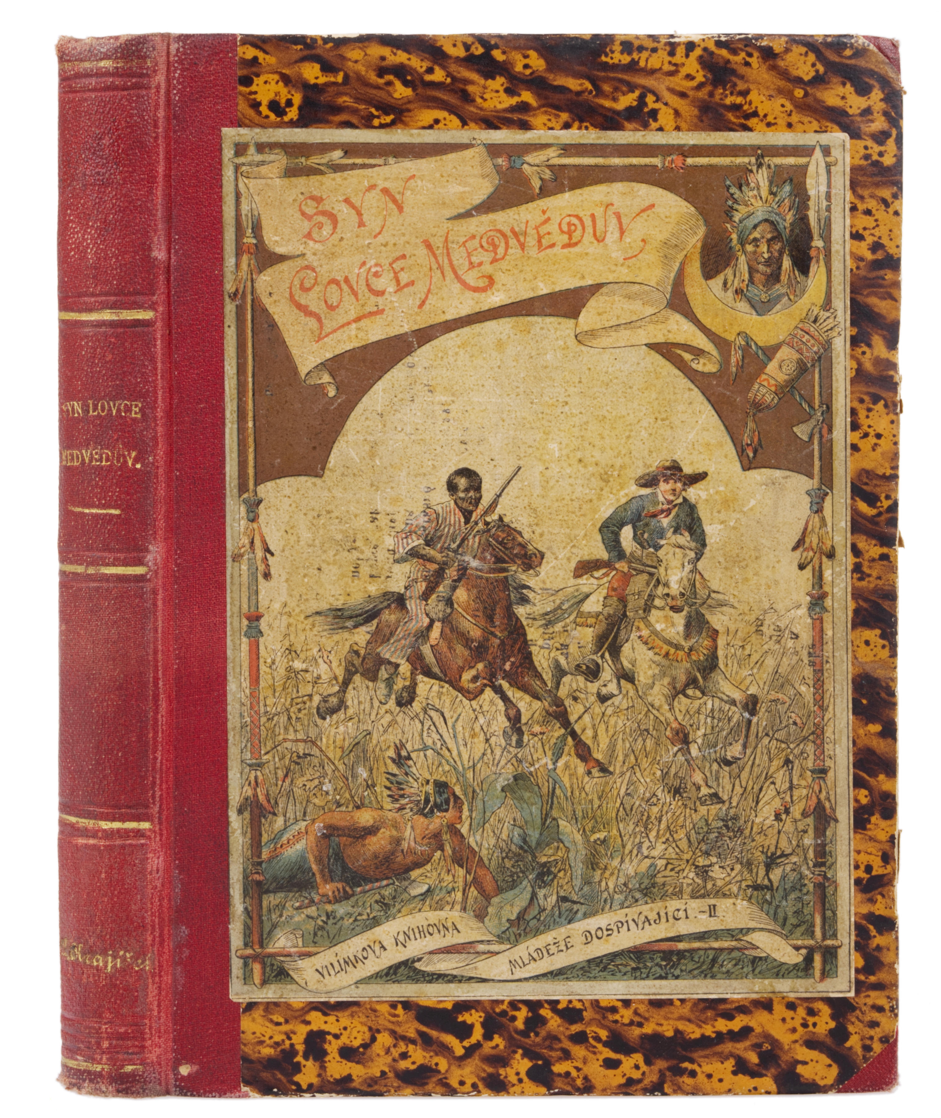 Artwork by Karel May, SYN LOVCE MEDVĚDŮV, Made of printed in black