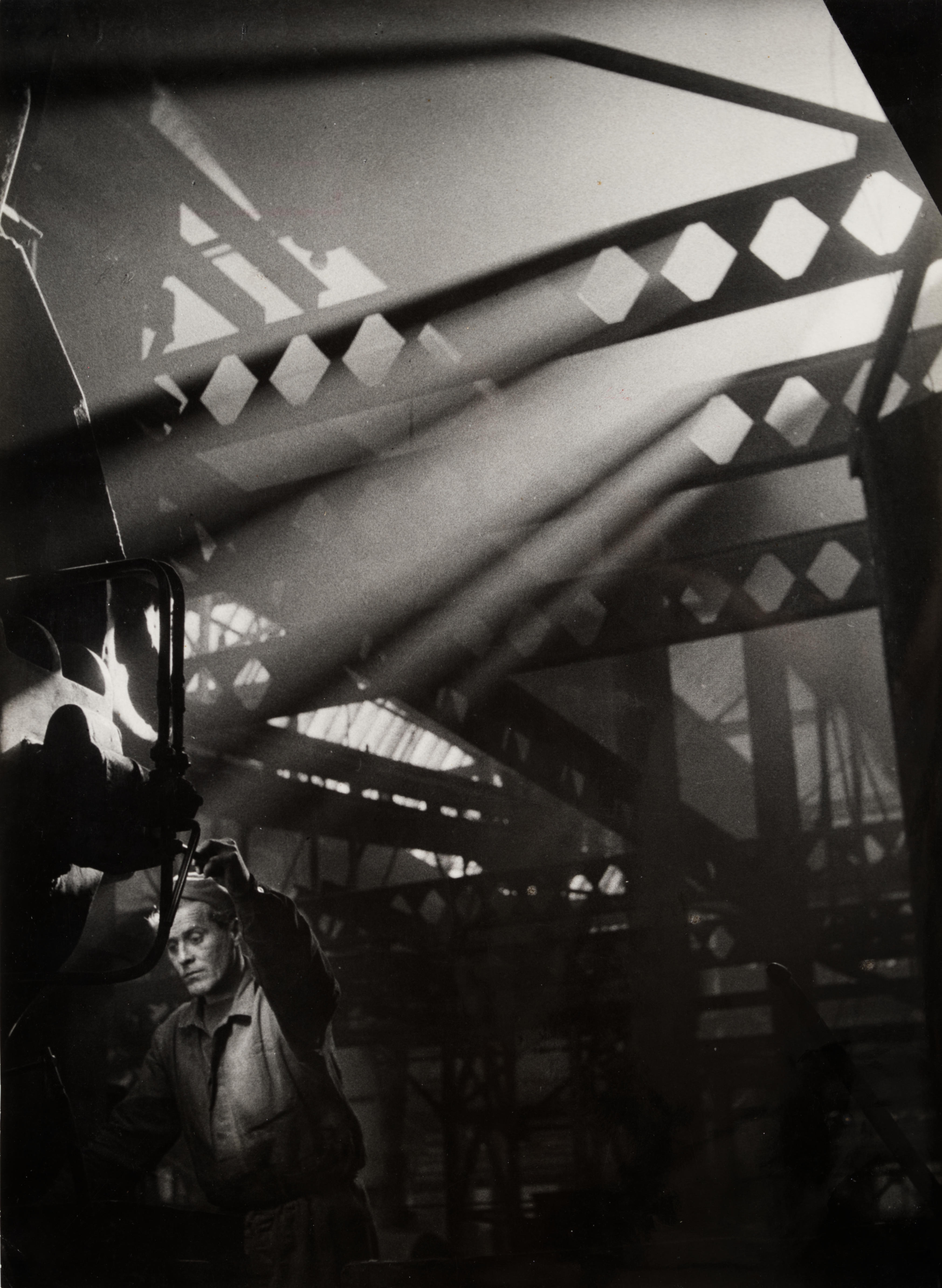 Artwork by Antonín Gribovský, THE MODERN CATHEDRAL, Made of vintage gelatin silver print on glossy paper