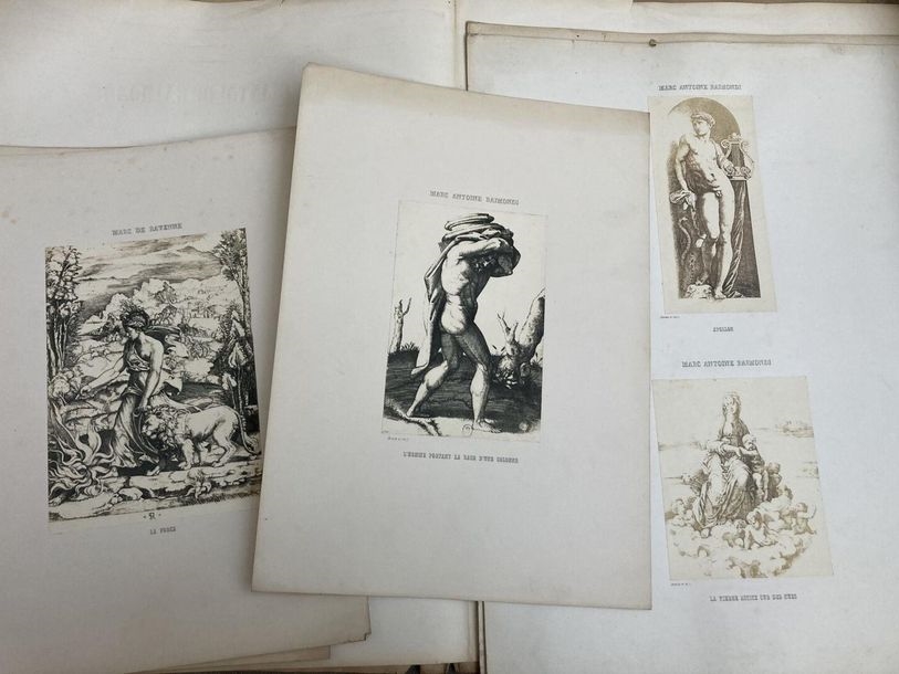 Artwork by Francois Benjamin Marie Delessert, Marc antoine RAIMONDI by Benjamin DELESSERT. Photographic plates. Paris: Goupil et Cie and London: P. et D. Colnaghi et Cie, Made of Photographic plates