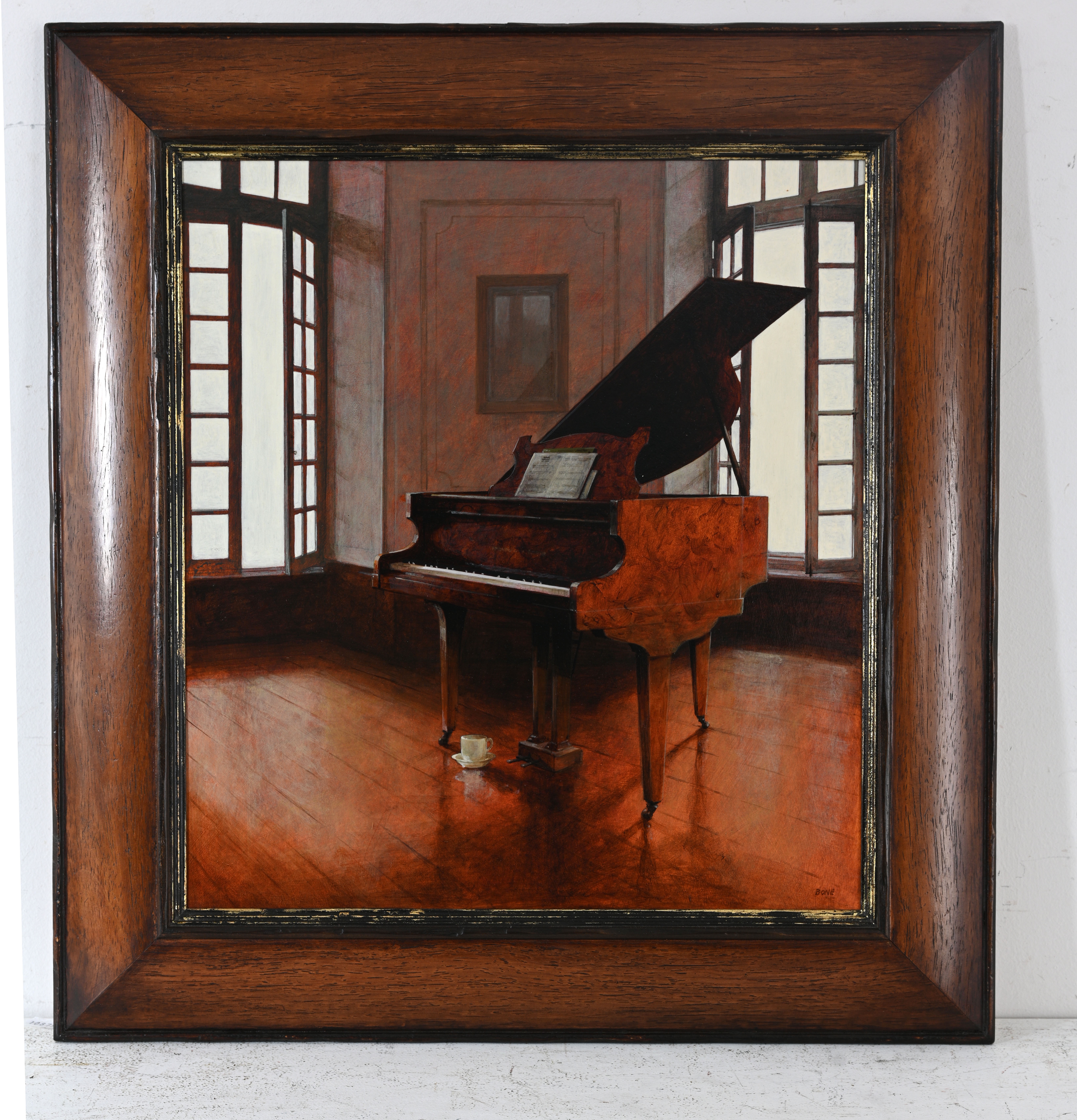 Artwork by Ron Bone, Ron Bone (British, Made of acrylic on board