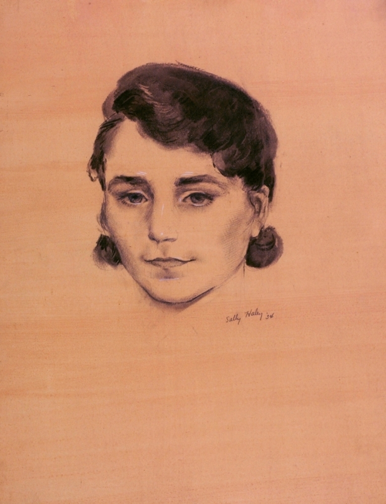 Artwork by Sally Haley, Haley, Salley (1908 Bridgeport, Made of Tuschpinsel