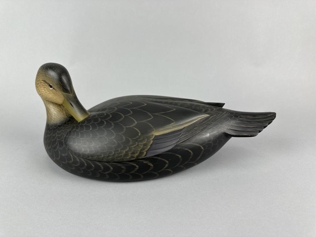 George Strunk | George Strunk Oversized Black Duck Decoy (2008) | MutualArt