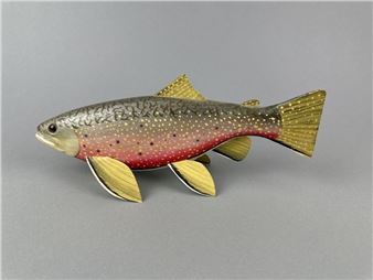 Hand Carved Brook Trout - Gerald Finch