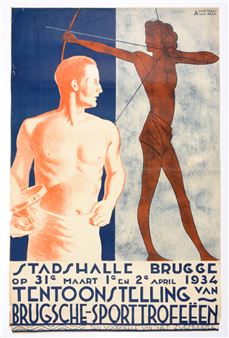Stadshalle Brugge Tentoonstelling van Brugsche Sporttrofeeën - Goethals van Reck