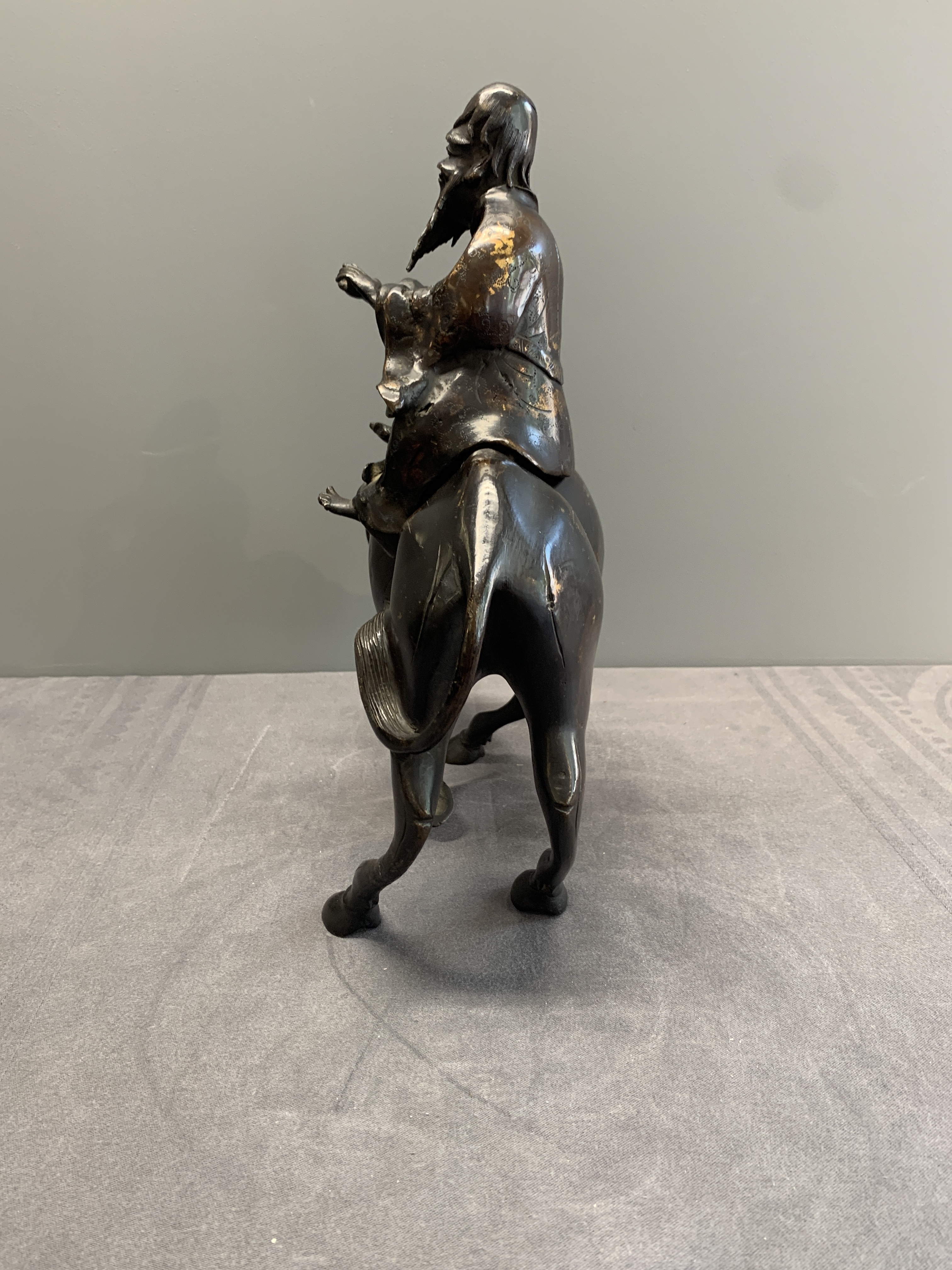 Chinese School, 19th Century | A Chinese gold-splashed bronze incense ...