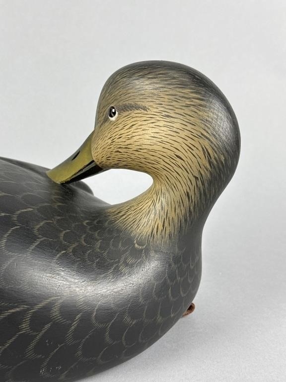 George Strunk | George Strunk Oversized Black Duck Decoy (2008) | MutualArt