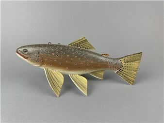 Hand Carved Brown Trout - Gerald Finch