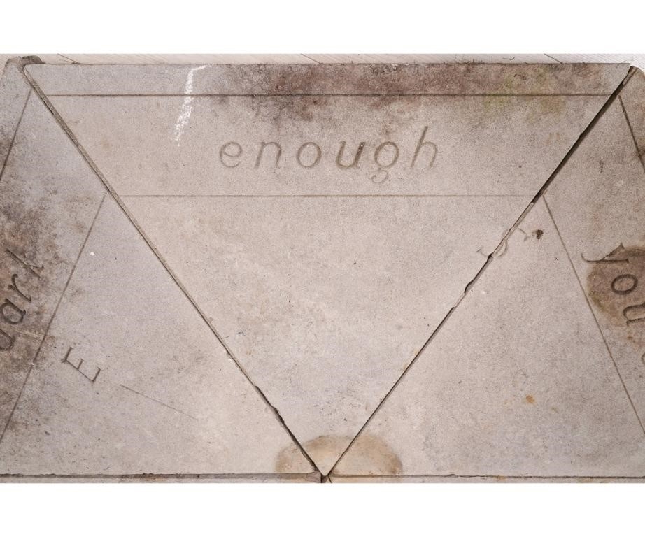 Directional | LIMESTONE GARDEN DIRECTIONAL (Circa 1900) | MutualArt