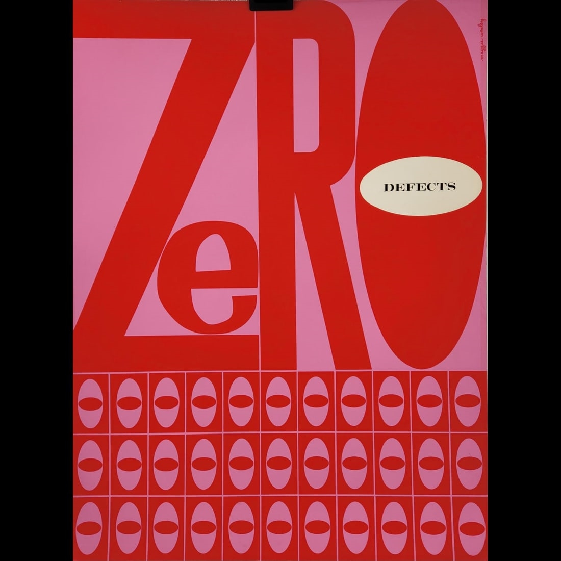 Artwork by Maggie Wesley, Zero Defects, Made of Screen Print