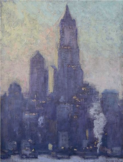 The First Lights (Woolworth Building) - Charles Vezin