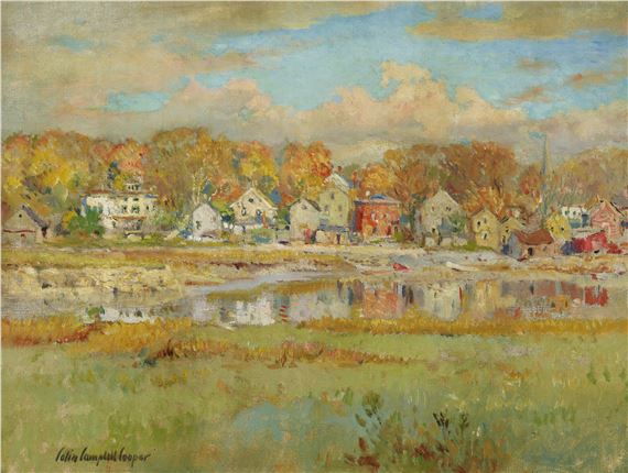 The Other Side of the River by Colin Campbell Cooper, Painted by 1922