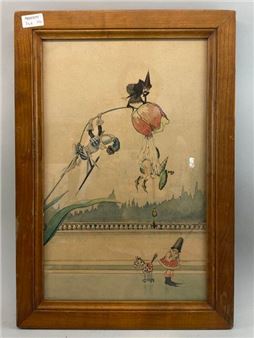 The witch and the knight - René Plot