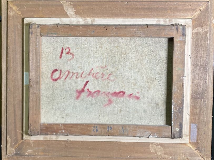 Artwork by S. Hayem, French cemetery, Made of Oil on canvas