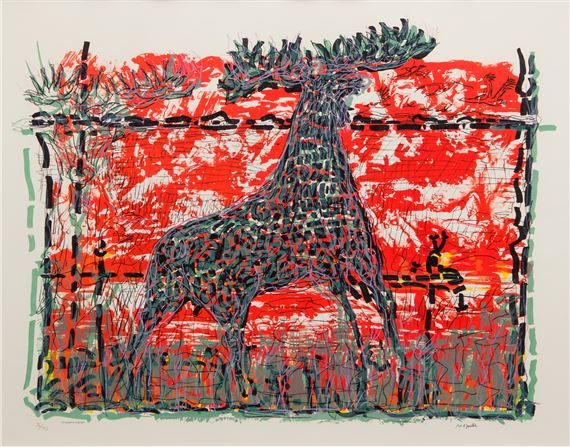 Jean-Paul Riopelle | L'original rouge (1981) | MutualArt