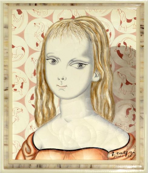 Foussa Itaya | Foussa Itaya - Portrait of a Girl with Daschun Wall ...
