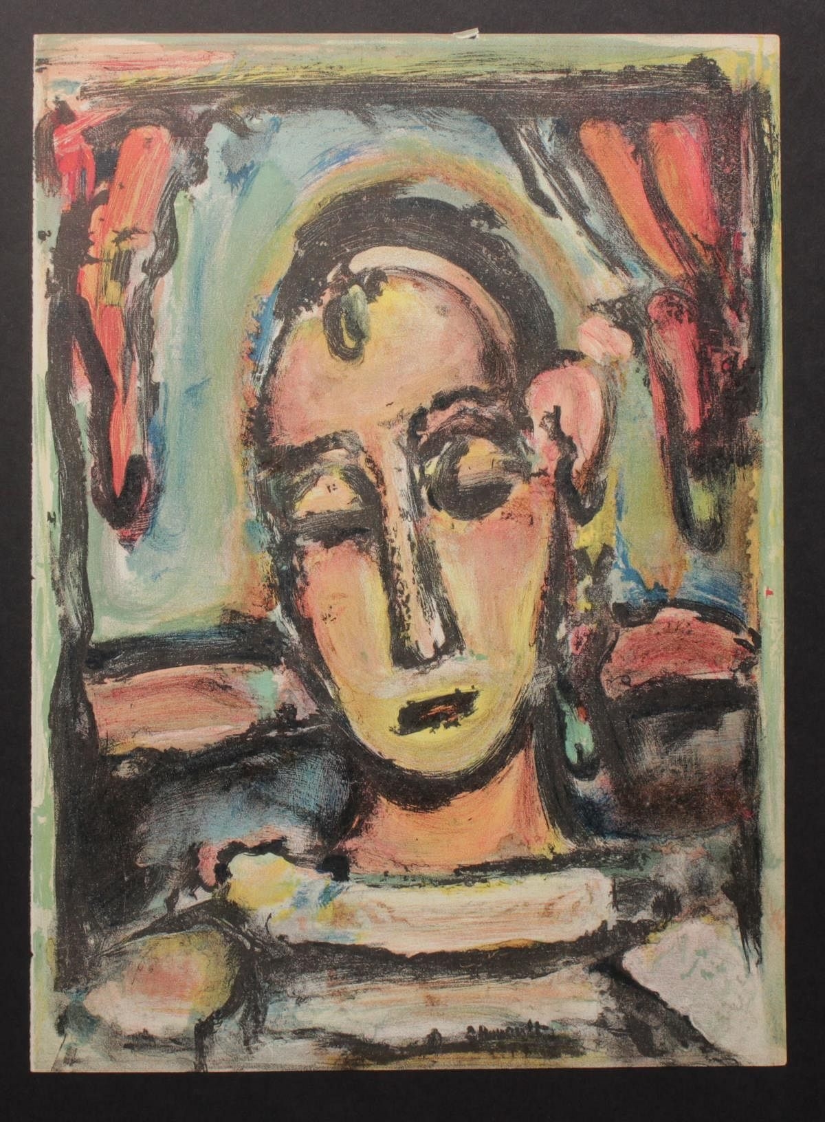 Georges Rouault | George Roualt - Tete de la jeune fille (1939) | MutualArt