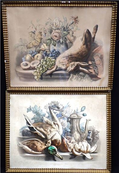 : Natures mortes de chasse - François - Frédéric Grobon