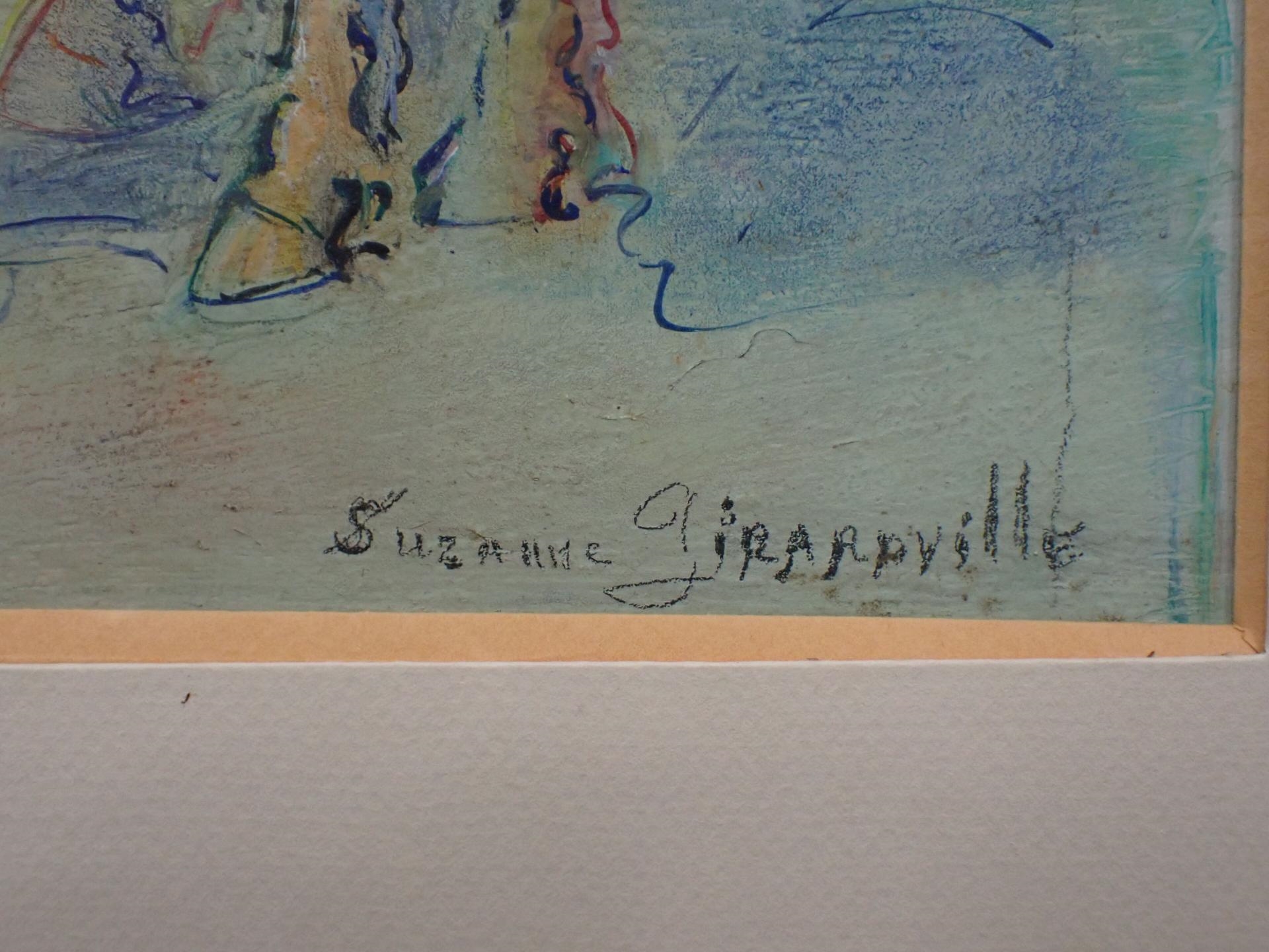 Artwork by Suzanne Girardville, GIRARDVILLE Suzanne (XIX - XXè) : Poulain et jument, Made of Aquarelle