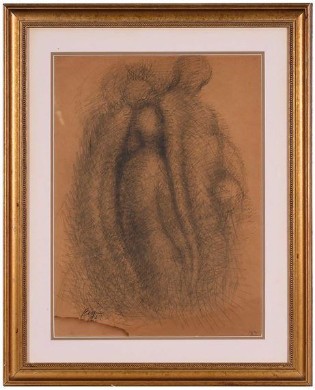 Figural Group by John Biggers, 1949