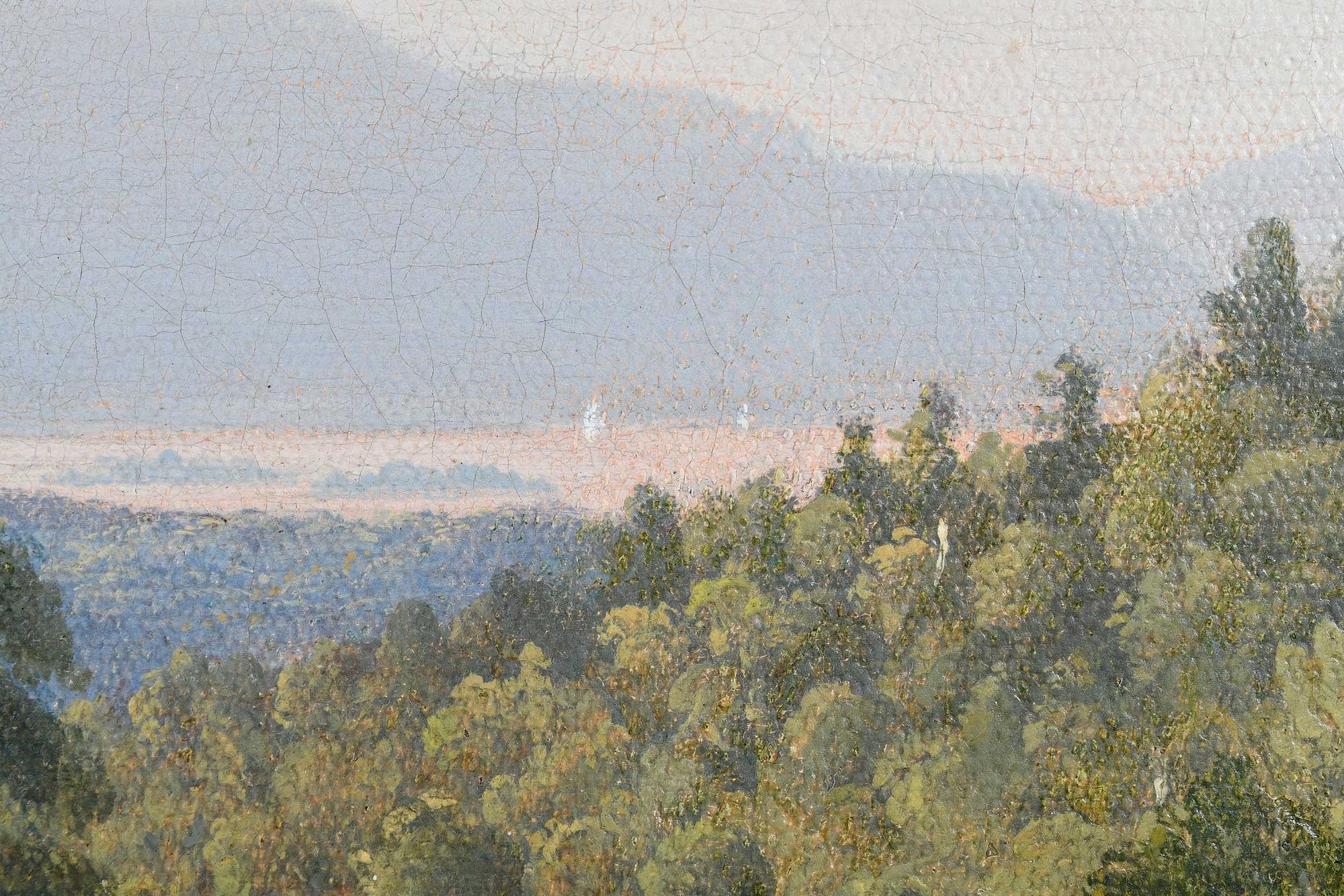 Artwork by Sanford Robinson Gifford, Scenery Near Lake George, Made of oil on canvas