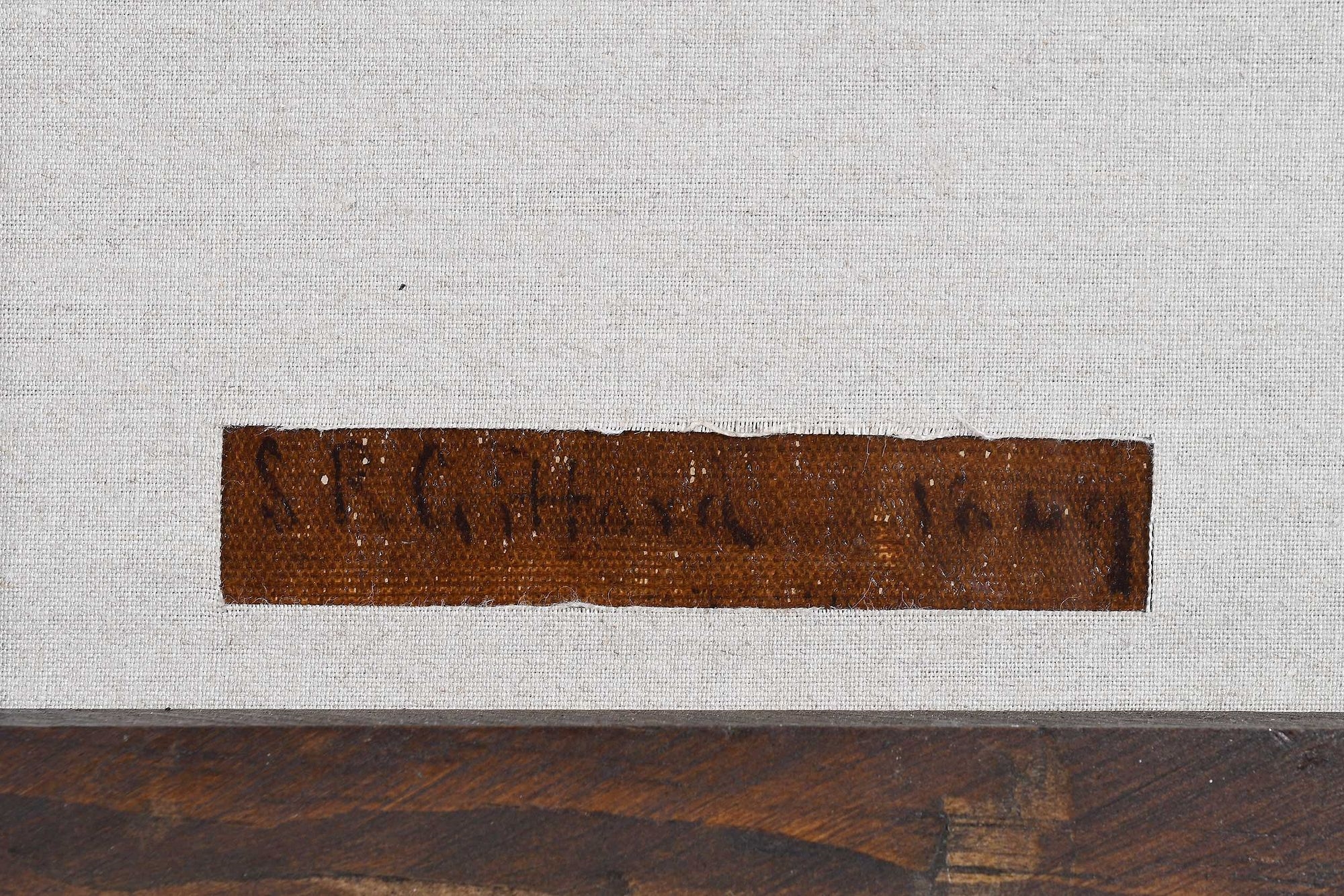 Artwork by Sanford Robinson Gifford, Scenery Near Lake George, Made of oil on canvas