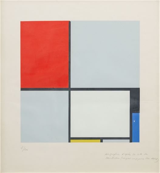 Untitled by Piet Mondrian, 1928