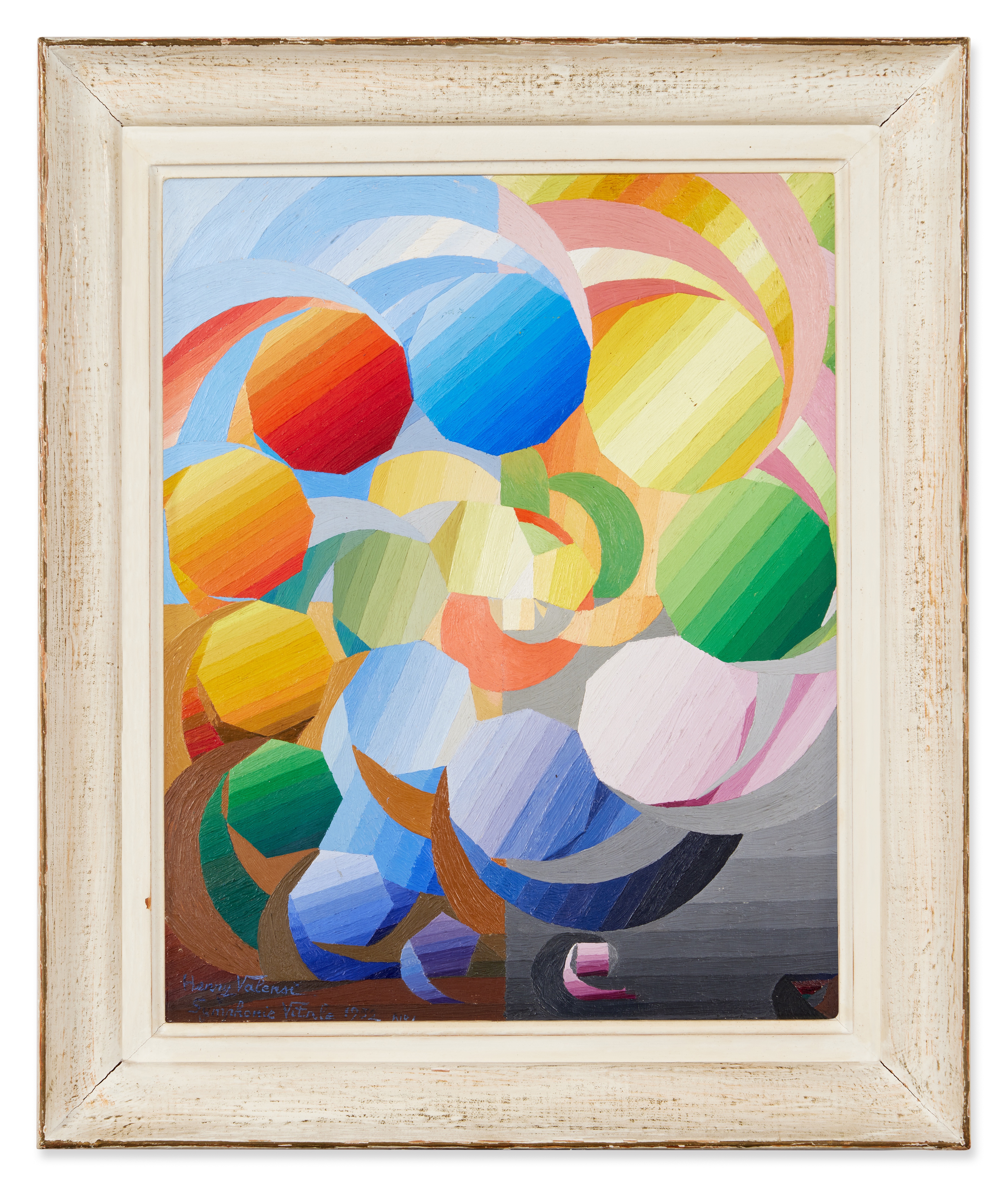 Artwork by Henry Valensi, Symphonie Vitale, Made of oil on board
