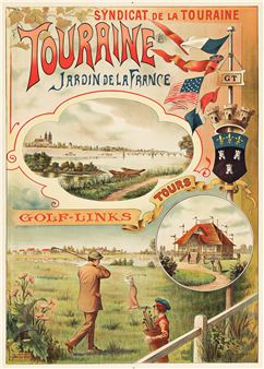 TOURAINE / GOLF - LINKS. Circa 1900 - A. Sauroy