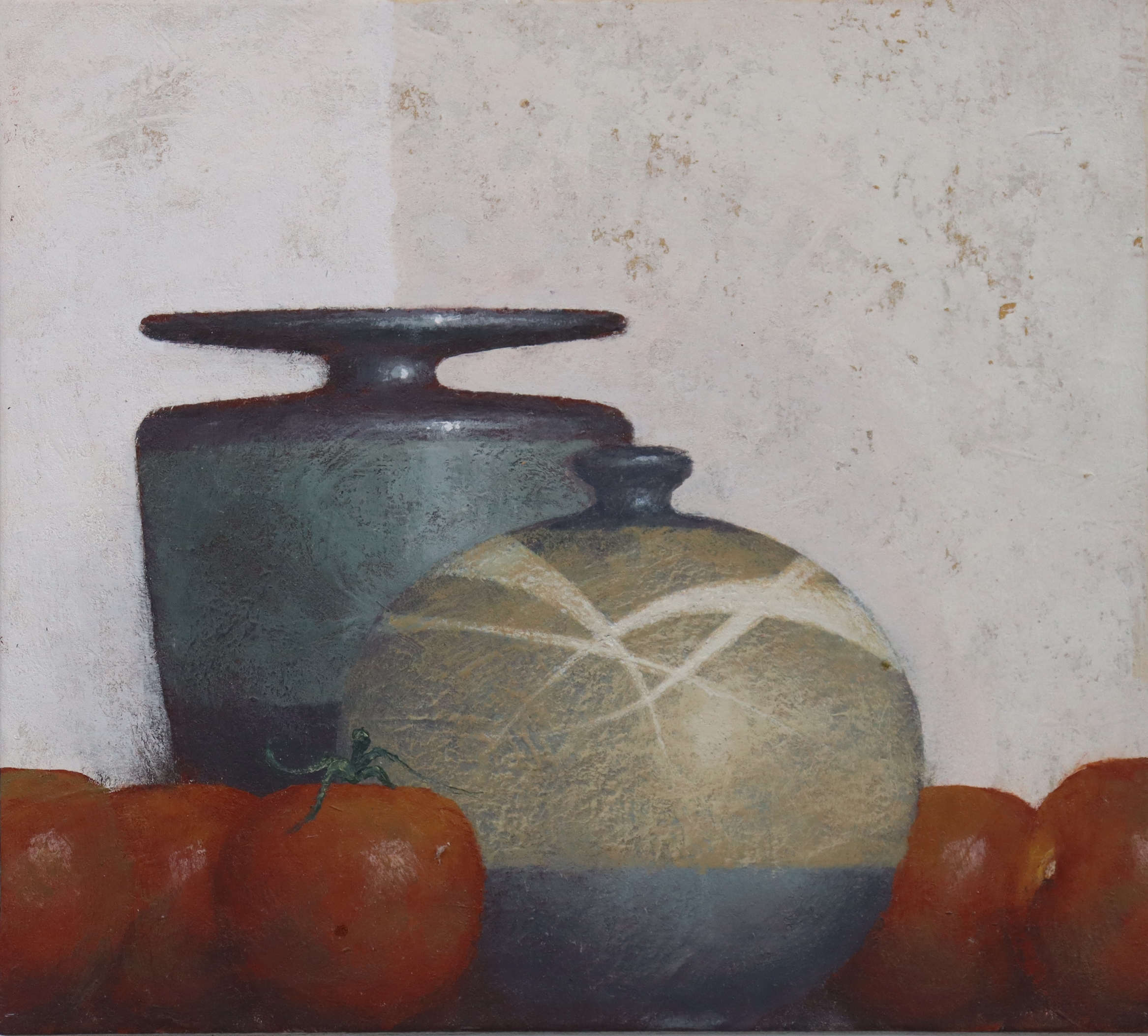 Terry Whybrow | “Still life with tomatoes & studio pottery” (98 ...