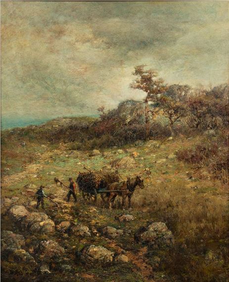 Seaweed Harvest by James Gale Tyler, circa 1900