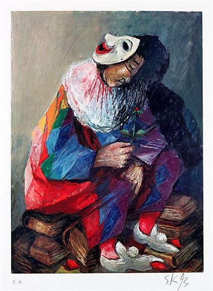 Sieger Kder | Der Mund kann lachen, wenn das Herz auch traurig ist |  MutualArt