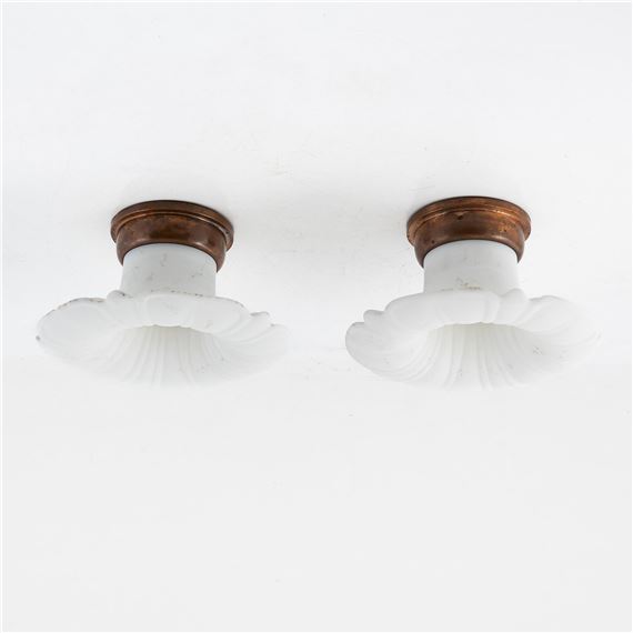 a pair of ceiling/wall lamps model "6387", Arvid Böhlmarks Lampfabrik, 1920s-30s