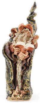 Sculpture of a wizard - Joy Pamphilon