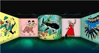 Tintin, The Immersive Adventure - Arsenal Contemporary Art, Montreal