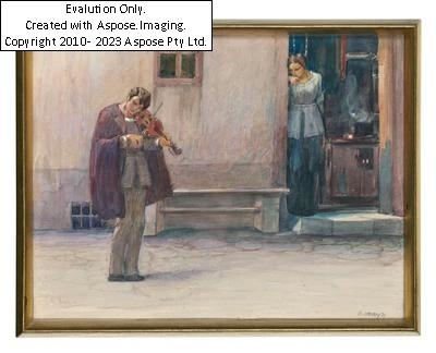 Sergius Hruby | The violinist | MutualArt