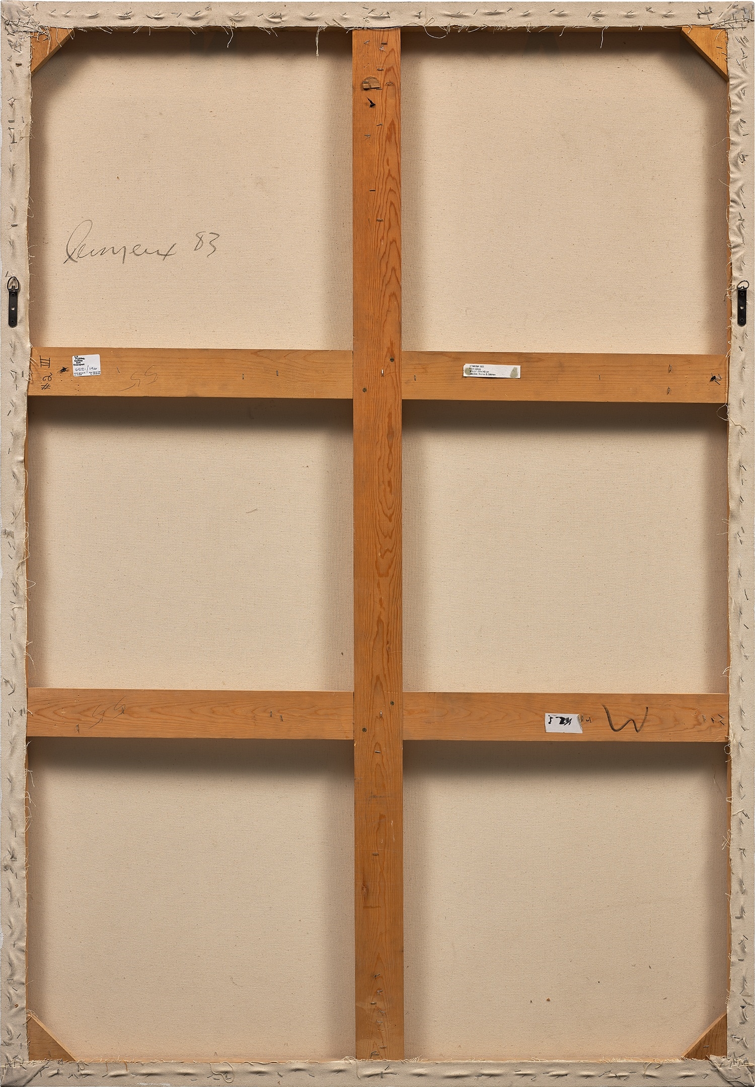 Artwork by Annette Lemieux, MANNA, Made of oil on canvas