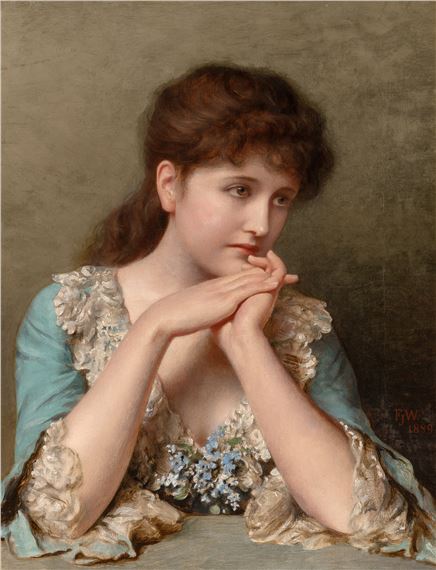 Lost in Thought by Francis John Wyburd, 1889