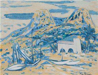 Südliche Landschaft - Max Rädecker