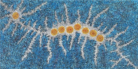 Clifford Possum Tjapaltjarri | Seven Sisters Dreaming 2023 (2023