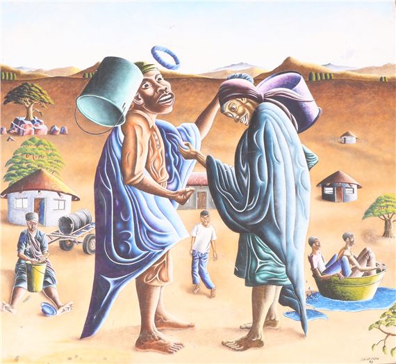 HEADING FOR WATER by Zondi Skosana