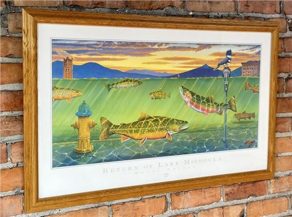 Monte Dolack Return Of Lake Missoula Print