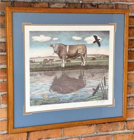 Monte Dolack Sacred Bull Print