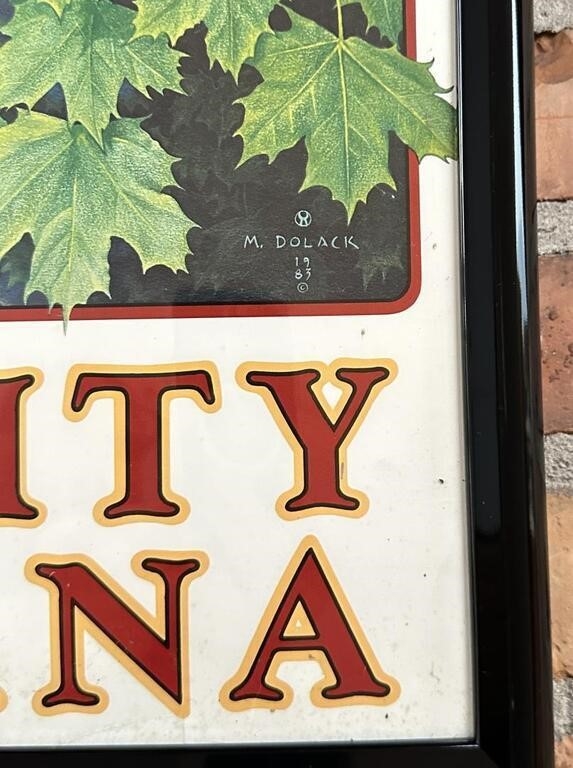 Artwork by Monte Dolack, Monte Dolack University Of Montana Print, Made of Print