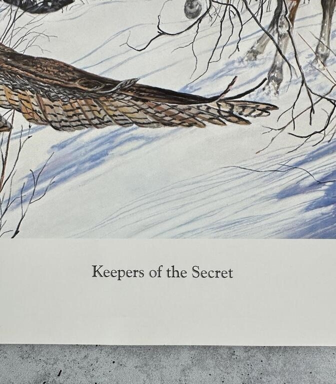 Artwork by Julie Kramer, Julie Kramer Cole Keepers Of The Secret Print, Made of Print