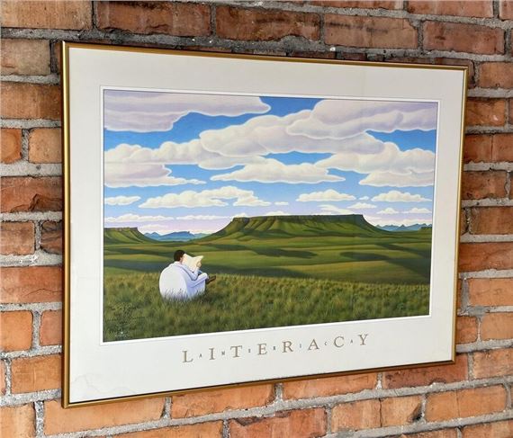 Monte Dolack Literacy America Print