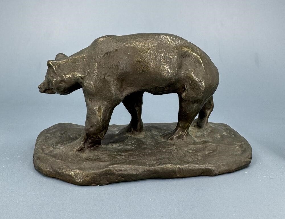 Philip R. Goodwin | Philip R Goodwin Walking Bear Bronze | MutualArt