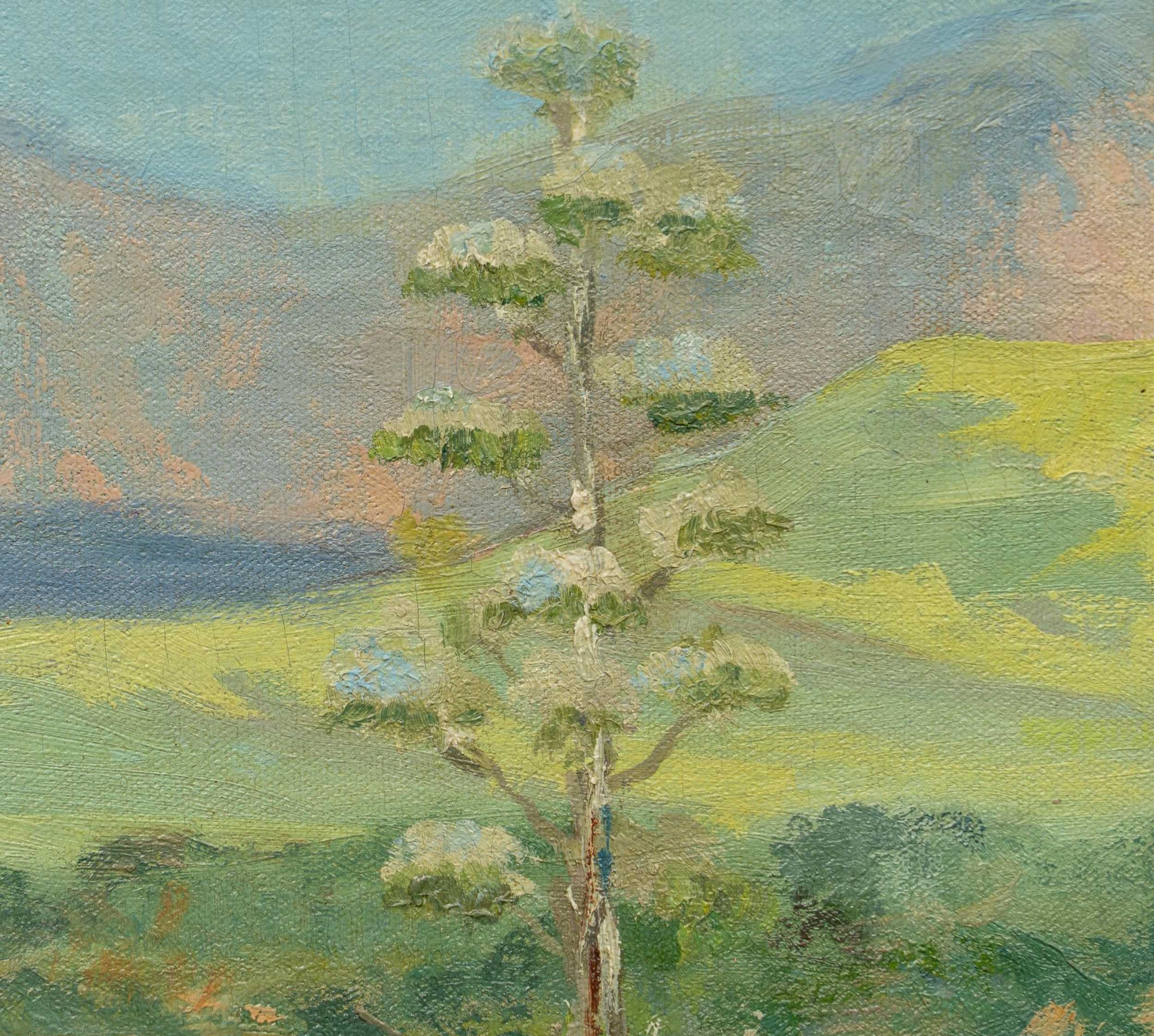 Artwork by Clara Pancoast, Flowering Century Plants, Made of oil on canvas